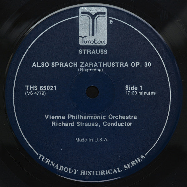 Richard Strauss : Strauss Conducts Strauss (LP, Album)