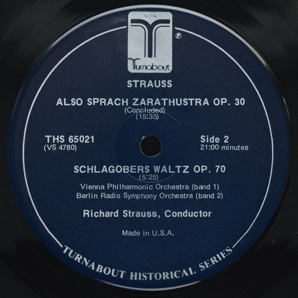 Richard Strauss : Strauss Conducts Strauss (LP, Album)