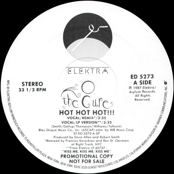 The Cure : Hot Hot Hot!!! (12", Single, Promo, SP)