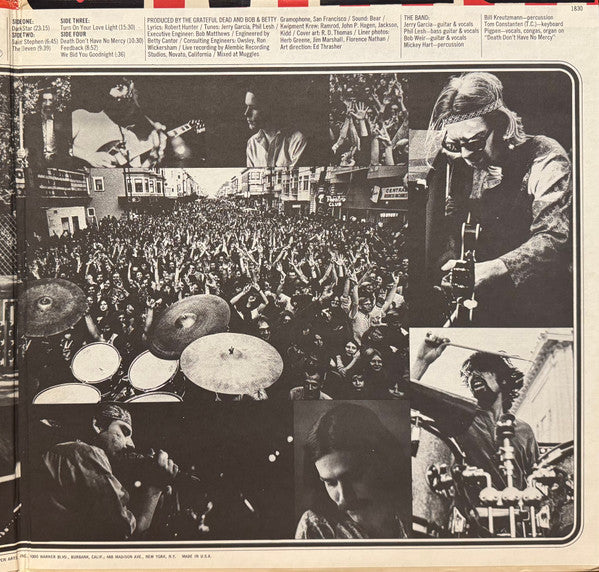 The Grateful Dead : Live/Dead (2xLP, Album, RP, Ter)