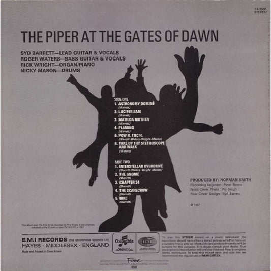 Pink Floyd : The Piper At The Gates Of Dawn (LP, Album, RE)