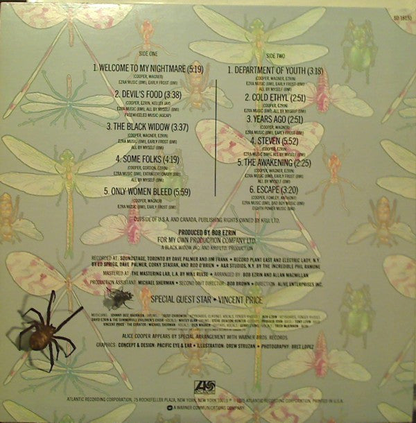 Alice Cooper (2) : Welcome To My Nightmare (LP, Album, PRC)