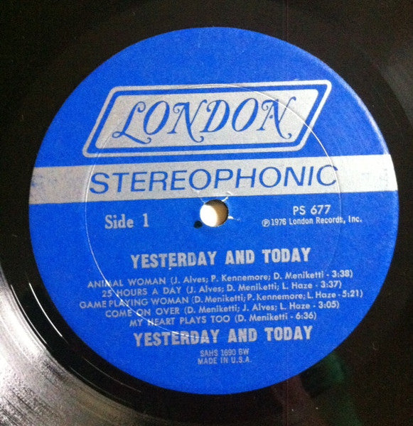 Y & T : Yesterday And Today (LP, Album, Bes)