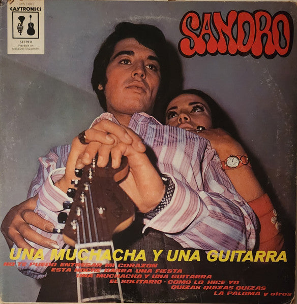 Sandro (25) : Una Muchacha Y Una Guitarra (LP, Album)
