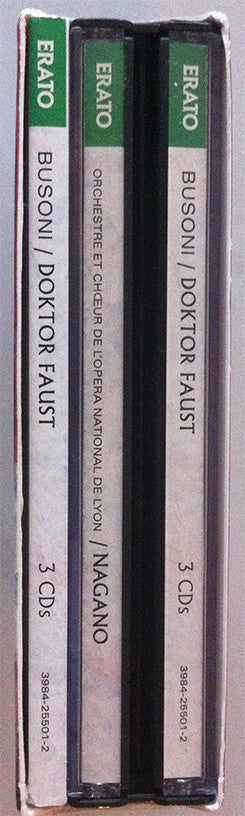 Ferruccio Busoni - Dietrich Henschel, Kim Begley, Markus Hollop, Eva Jenis, Torsten Kerl, Dietrich Fischer-Dieskau, Orchestre De L'Opéra De Lyon Et Chœurs De L'Opéra De Lyon, Kent Nagano : Doktor Faust (3xCD, Album + Box, Sli)