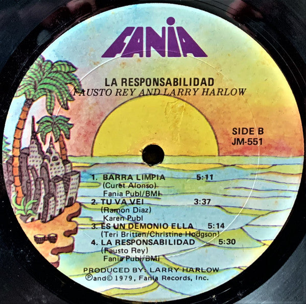 Fausto Rey And Larry Harlow : La Responsabilidad (LP, Album)