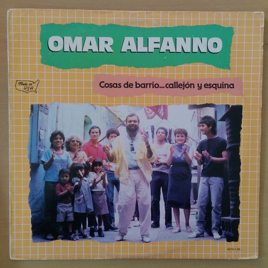 Omar Alfanno : Cosas De Barrio... Callejón Y Esquina (LP, Album)