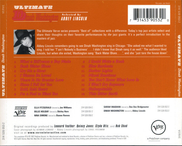 Dinah Washington : Ultimate Dinah Washington (CD, Comp)