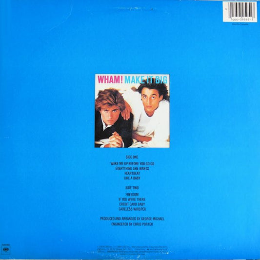 Wham! - Make It Big vinyl record, LP (Near Mint (NM or M-)) | Lulo Records