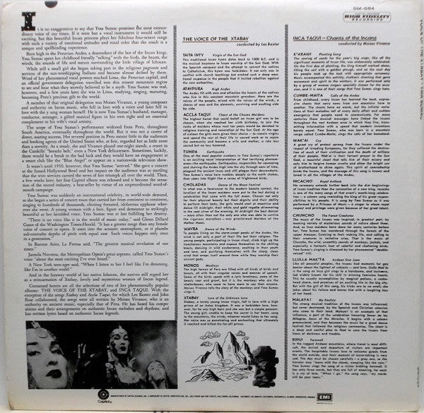 Yma Sumac : Voice Of The Xtabay (LP, Album, Comp, RE)