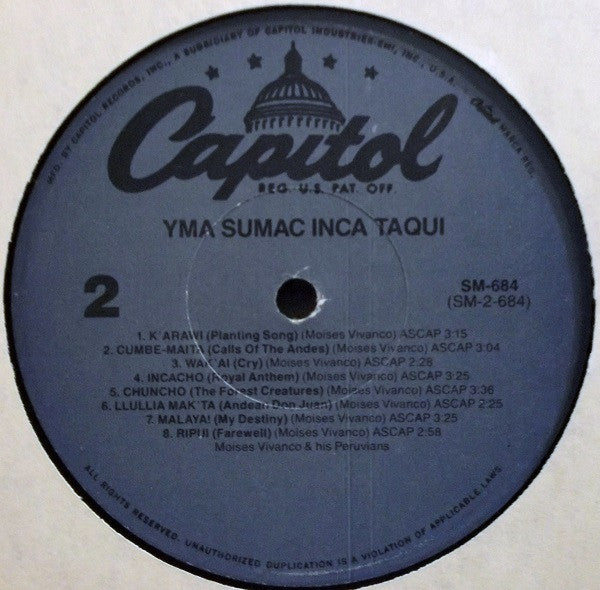 Yma Sumac : Voice Of The Xtabay (LP, Album, Comp, RE)