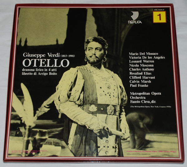 Giuseppe Verdi - Mario Del Monaco : Otello (Box, Album + 3xLP)