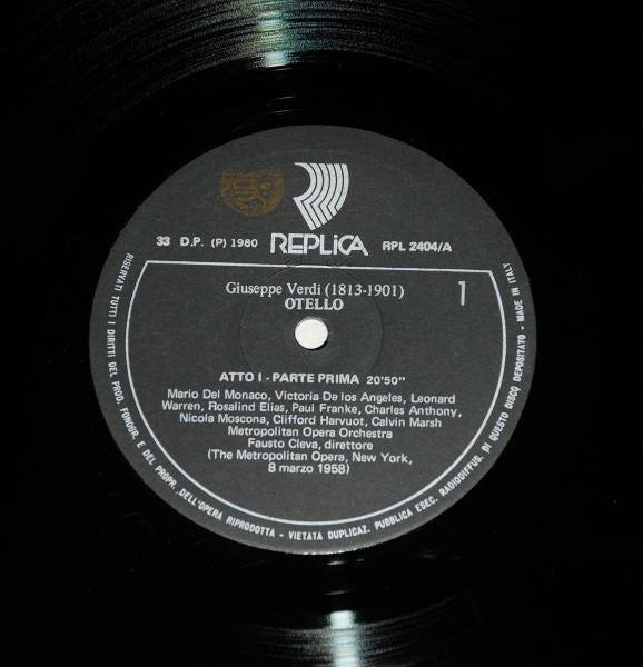 Giuseppe Verdi - Mario Del Monaco : Otello (Box, Album + 3xLP)