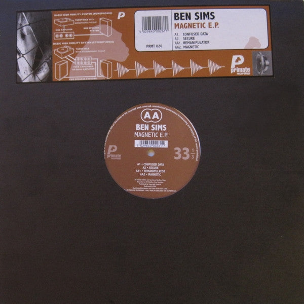 Ben Sims : Magnetic E.P. (12", EP)