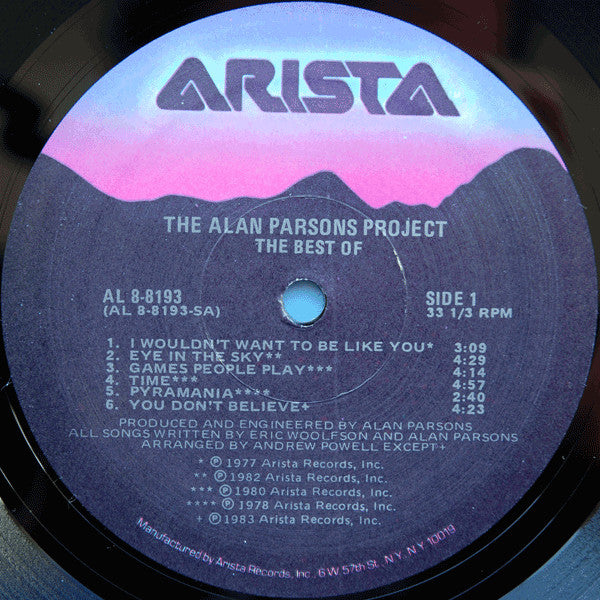 The Alan Parsons Project : The Best Of The Alan Parsons Project (LP, Comp, Gat)