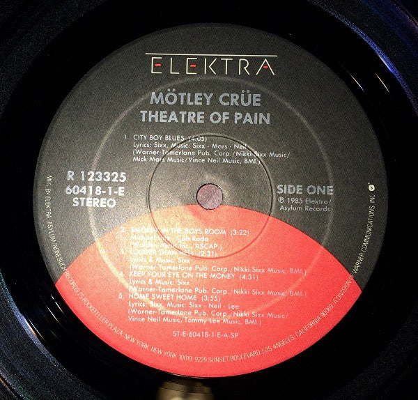 Mötley Crüe : Theatre Of Pain (LP, Album, Club)