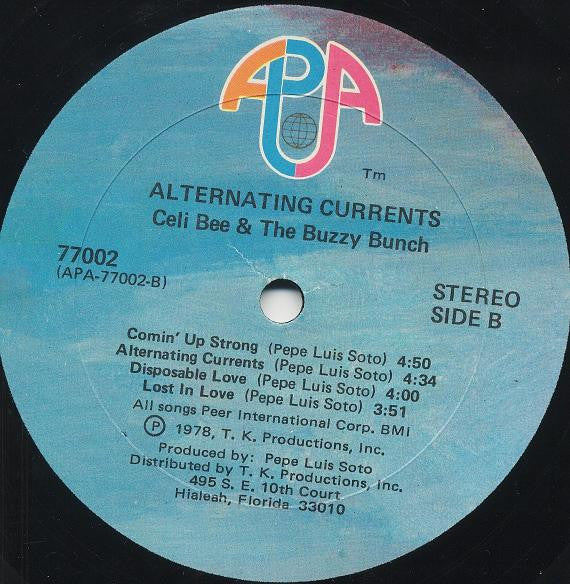 Celi Bee & The Buzzy Bunch : Alternating Currents (LP, Album)