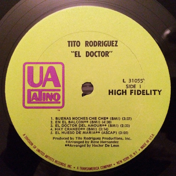 Tito Rodriguez : El Doctor (LP, Mono, Hig)