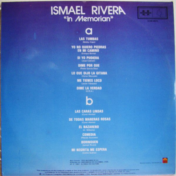 Ismael Rivera : In Memorian (LP, Album)