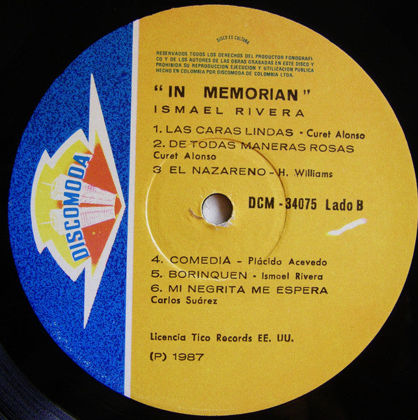 Ismael Rivera : In Memorian (LP, Album)