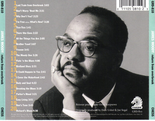 James Moody - Return From Overbrook vinyl record, CD (Mint (M)) | Lulo Records