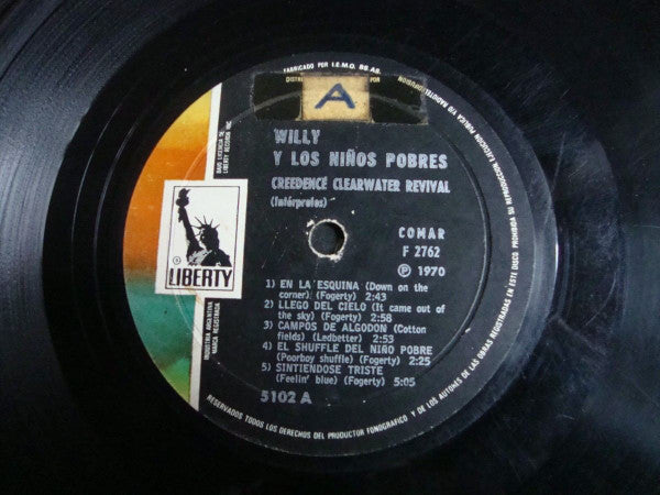 Creedence Clearwater Revival : Willy Y Los Niños Pobres (LP, Album)