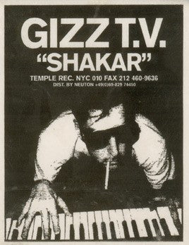 Gizz T.V.* : Shakar (12", W/Lbl, Whi)