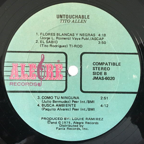 Tito Allen : Untouchable (LP, Album)