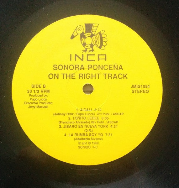 Sonora Ponceña* : On The Right Track (LP, Album)