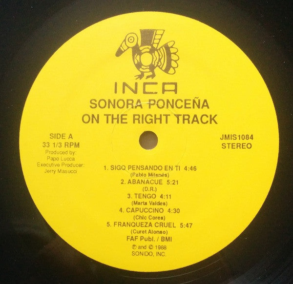 Sonora Ponceña* : On The Right Track (LP, Album)