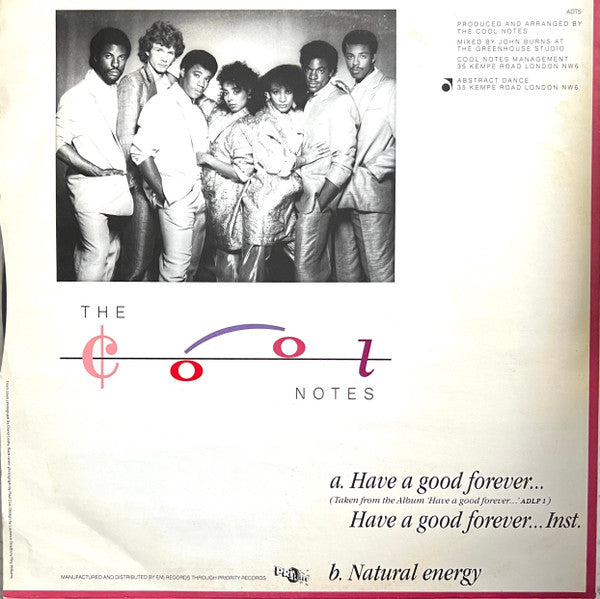 The Cool Notes : Have A Good Forever (12", Single)