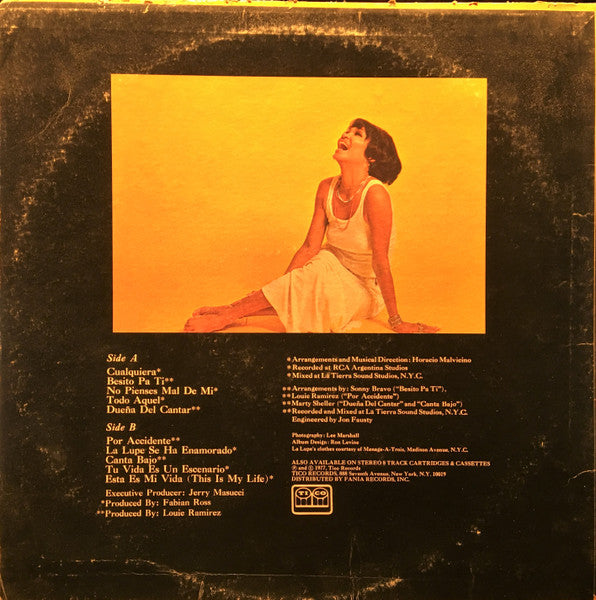 La Lupe : One Of A Kind = Unica En Su Clase (LP, Album)