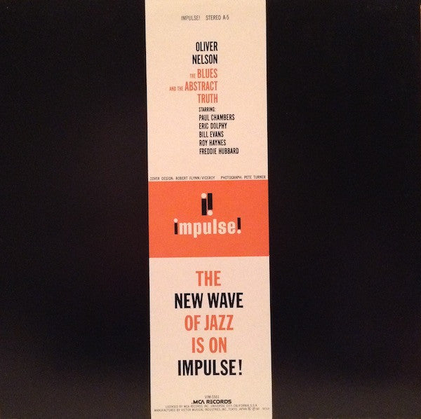 Oliver Nelson : The Blues And The Abstract Truth (LP, Album, RE)