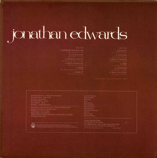 Jonathan Edwards - Jonathan Edwards vinyl record, LP (Near Mint (NM or M-)) | Lulo Records