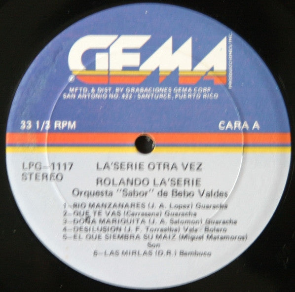 Rolando La Serie : Otra Vez (LP, Album)