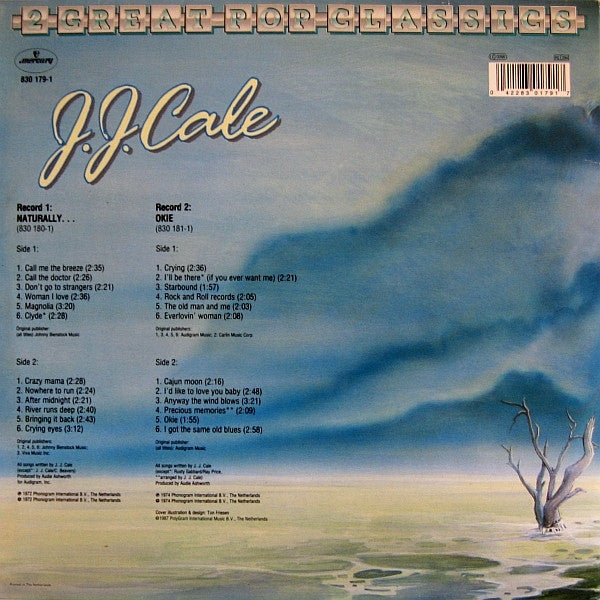 J.J. Cale : 2 Great Pop Classics (Naturally/Okie) (2xLP, Comp)