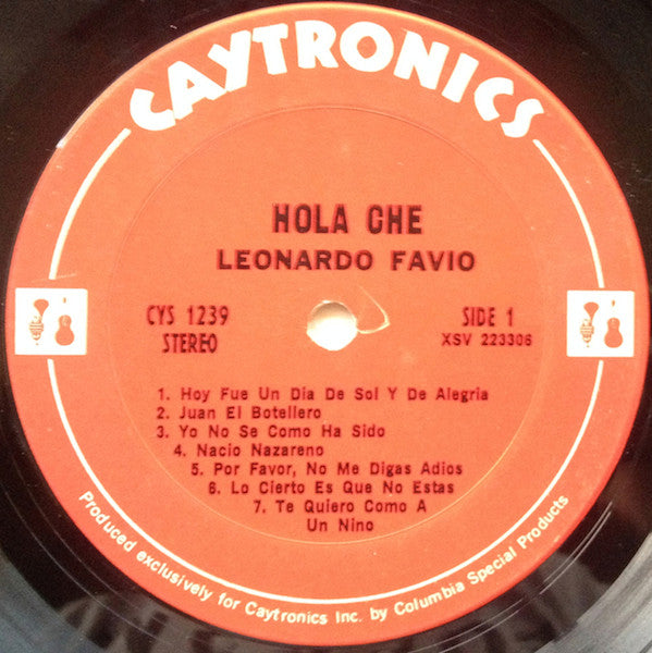 Leonardo Favio : Hola Che (LP, Album)