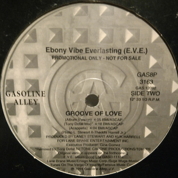 Ebony Vibe Everlasting : Groove Of Love (Remixes By Vincent Herbert) (12", Promo)