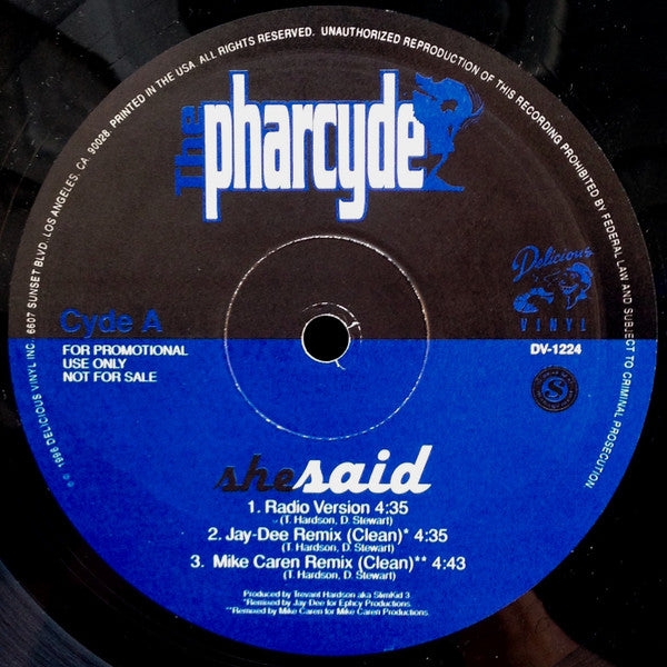The Pharcyde : She Said (12", Promo)