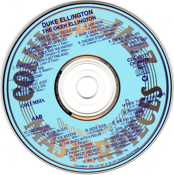 Duke Ellington : The OKeh Ellington (2xCD, Comp, Mono, RM)