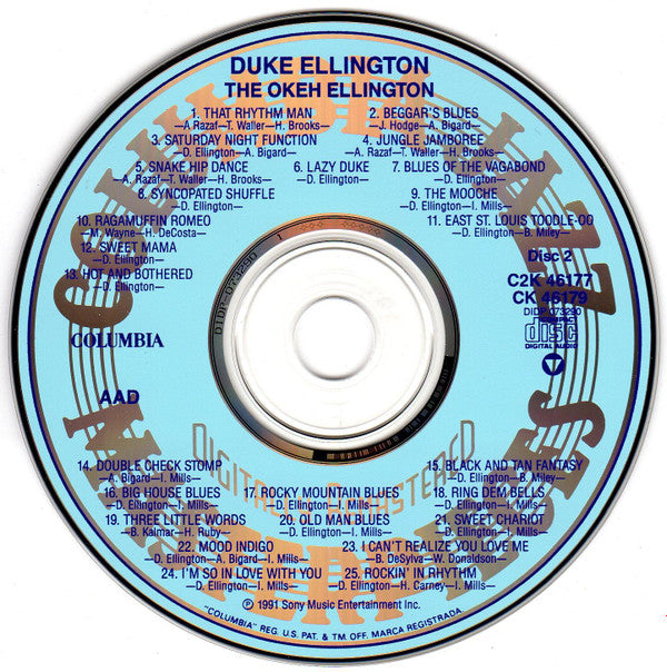 Duke Ellington : The OKeh Ellington (2xCD, Comp, Mono, RM)