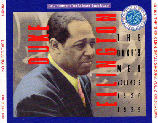 Duke Ellington : The Duke's Men: Small Groups, Volume 2 1938-1939 (2xCD, Comp, Mono, RM)