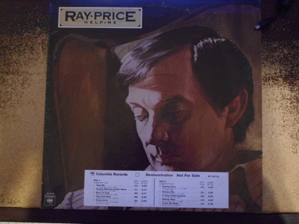Ray Price : Help Me (LP, Comp, Promo)