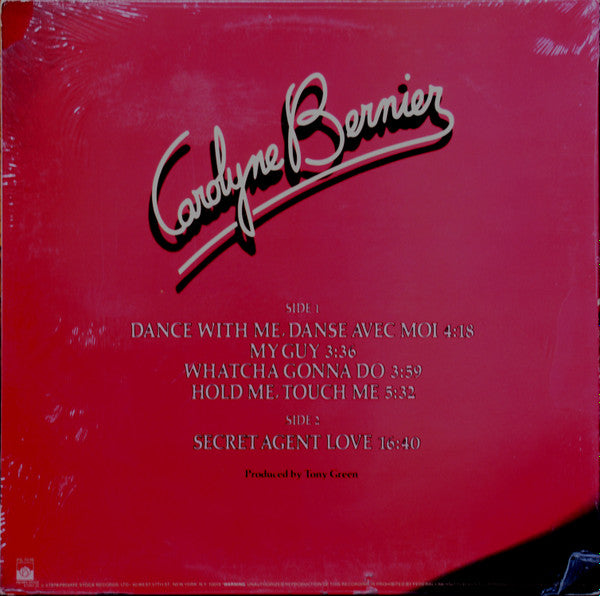 Carolyne Bernier* : Carolyne Bernier (LP, Album, Promo)
