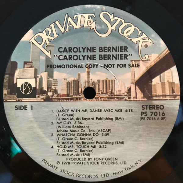 Carolyne Bernier* : Carolyne Bernier (LP, Album, Promo)