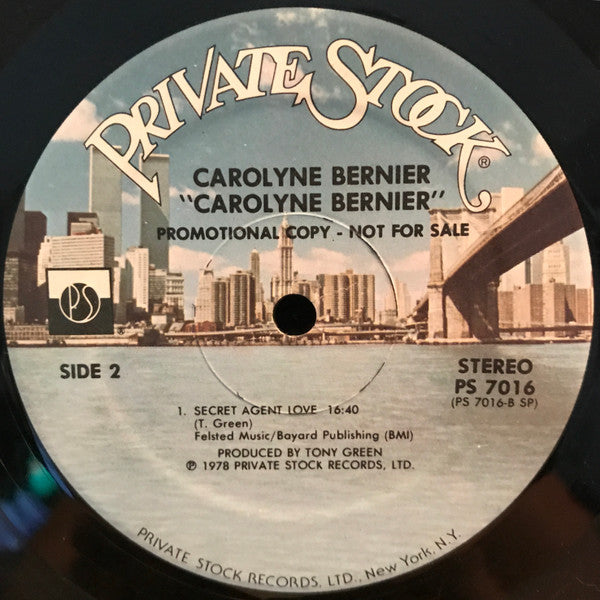 Carolyne Bernier* : Carolyne Bernier (LP, Album, Promo)