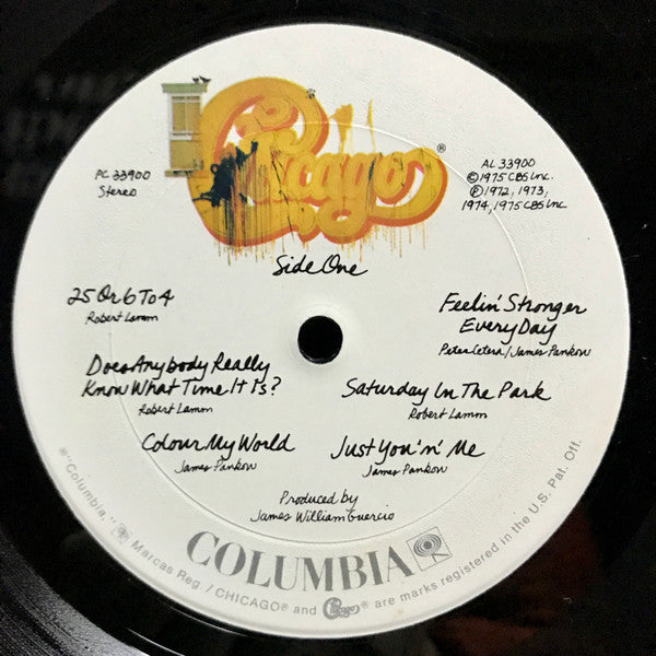 Chicago (2) : Chicago's Greatest Hits (LP, Comp, RE)