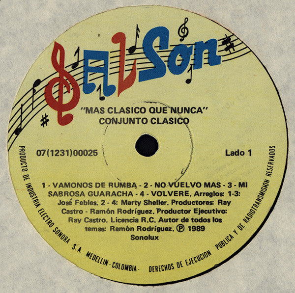 Conjunto Clasico : Mas Clasico Que Nunca (LP, Album)