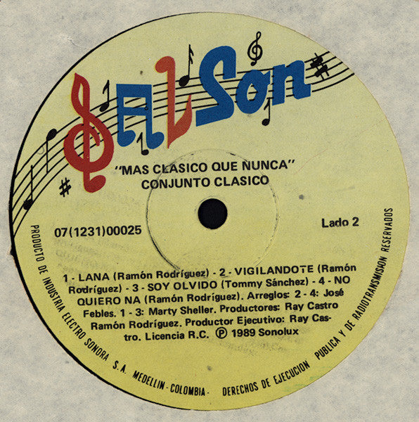 Conjunto Clasico : Mas Clasico Que Nunca (LP, Album)