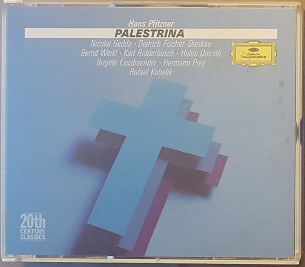 Hans Pfitzner, Nicolai Gedda, Dietrich Fischer-Dieskau, Bernd Weikl, Karl Ridderbusch, Helen Donath, Brigitte Fassbaender, Hermann Prey, Rafael Kubelik : Palestrina (3xCD, Album, RE, RM)